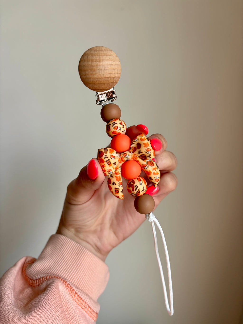 PSL Bow Paci Teething Clip