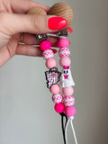 Girly Ghost Paci Teething Clip