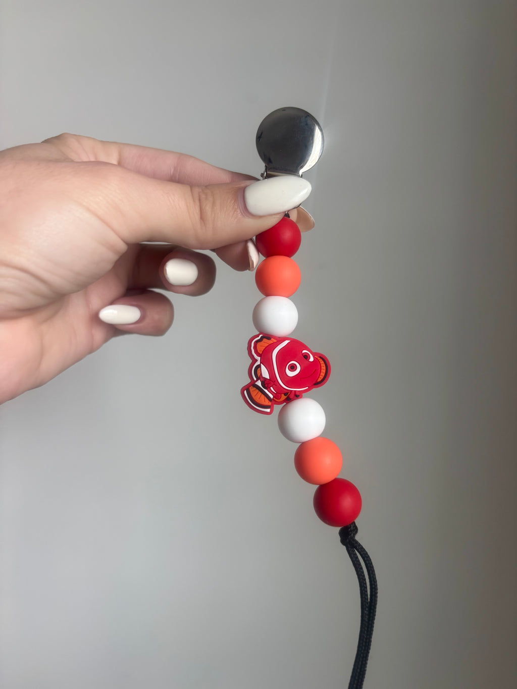 Fish Paci Teething Clip