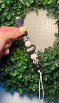 Reversible Howdy Heart Paci Teething Clip