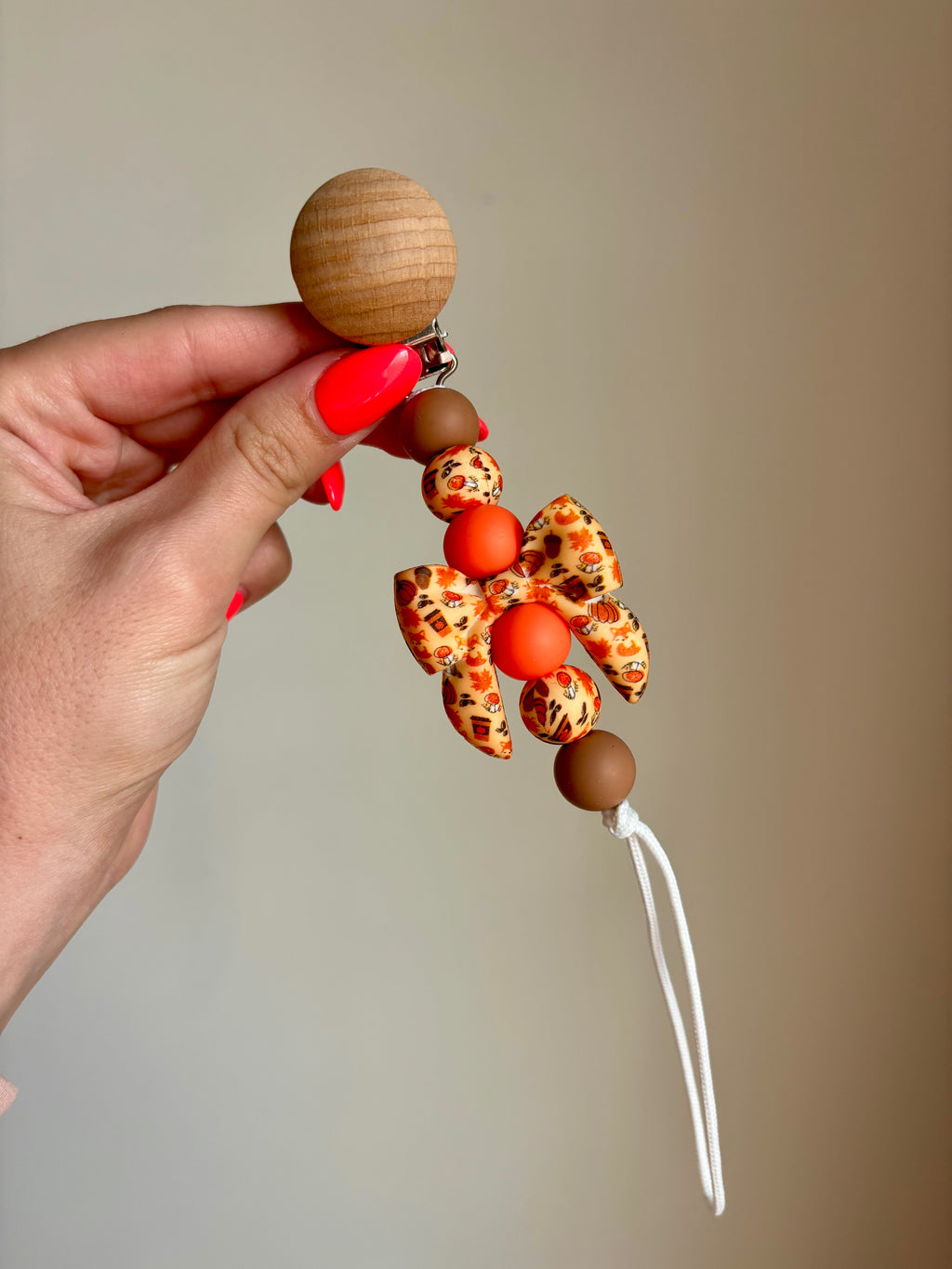 PSL Bow Paci Teething Clip