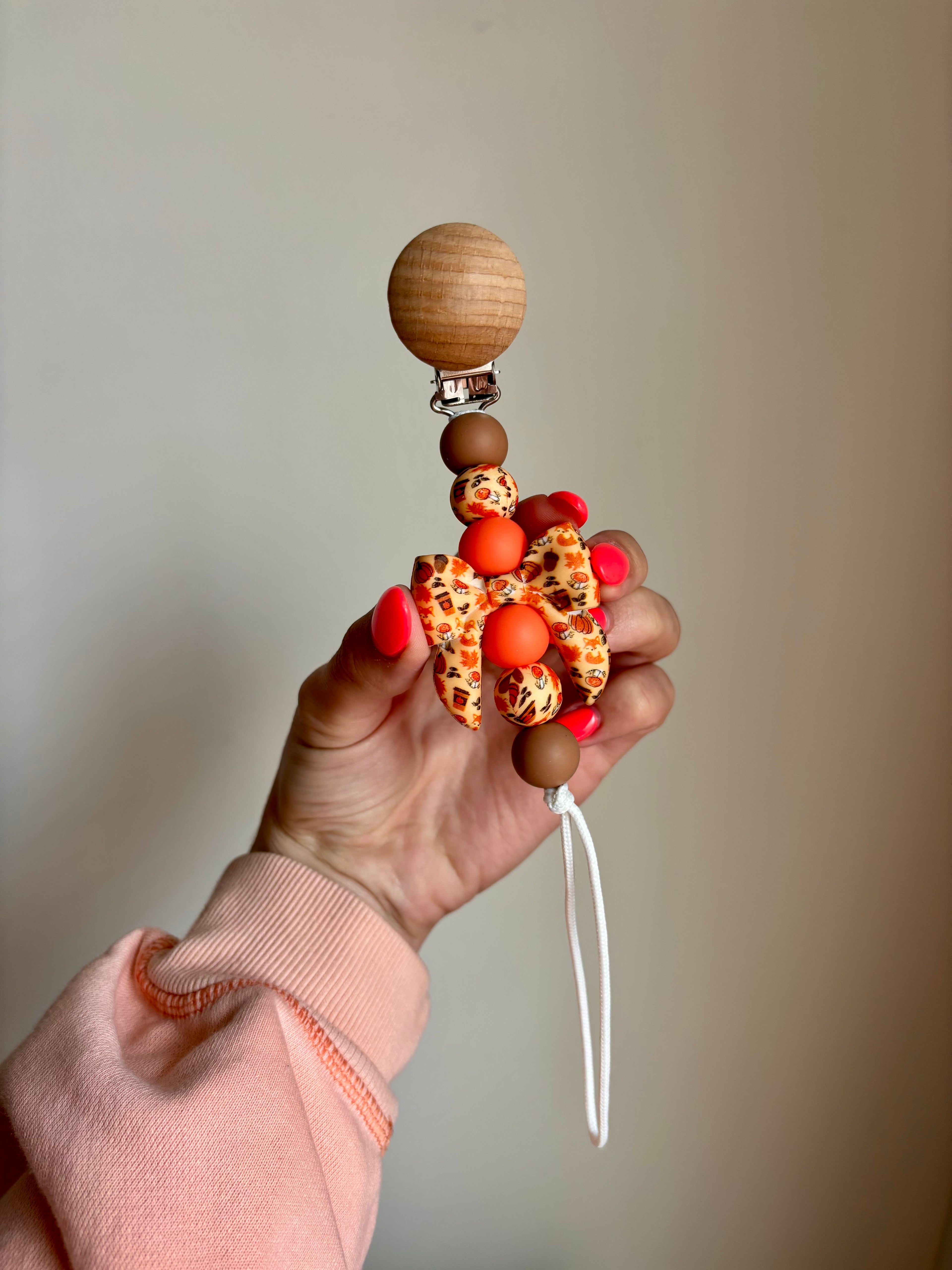 PSL Bow Paci Teething Clip