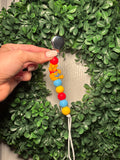 Honey Bear Paci Teething Clip