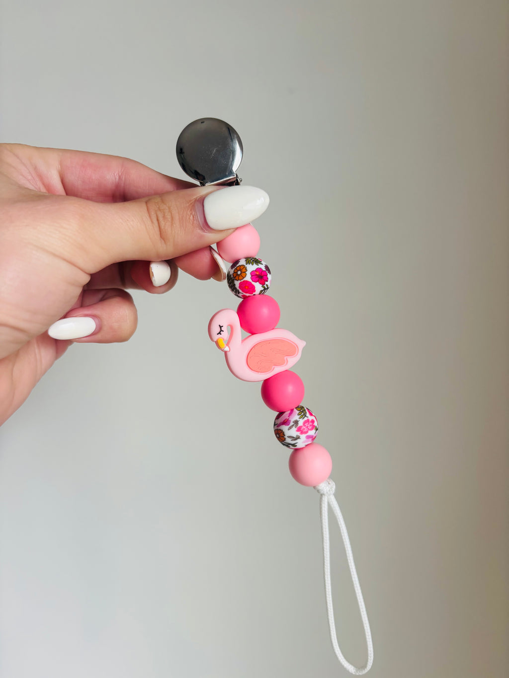Flamingo Paci Teething Clip