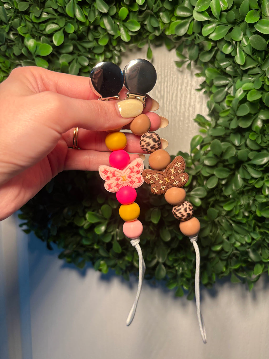 Butterfly Paci Teething Clip
