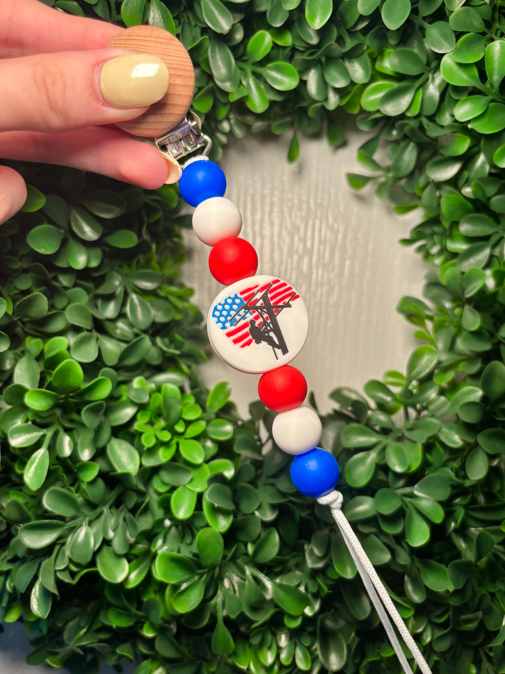 Lineman Paci Teething Clip
