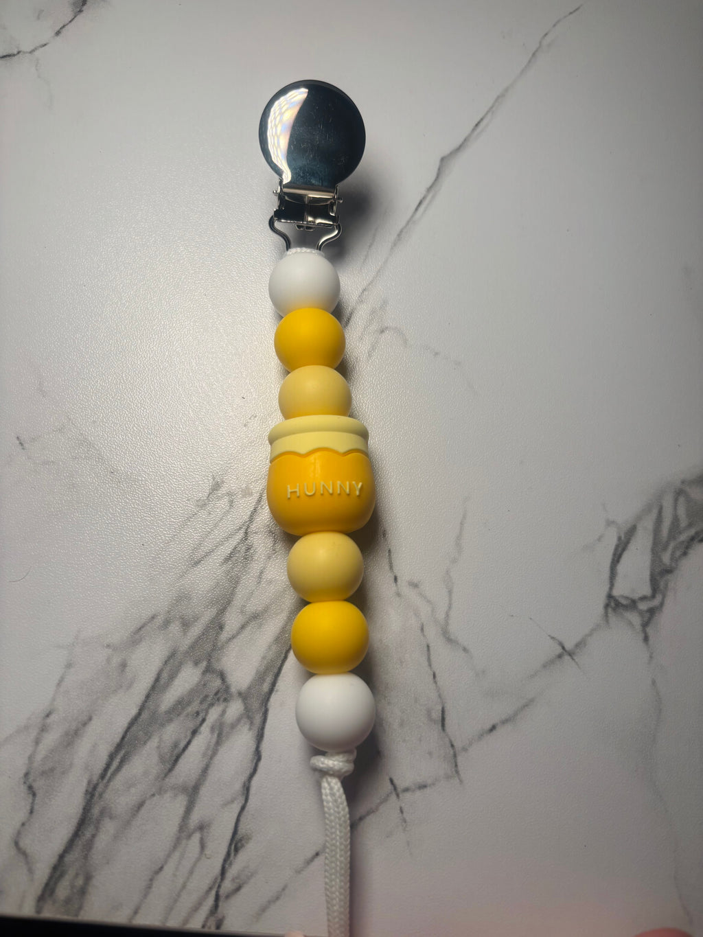 Hunny pot Paci teething clip