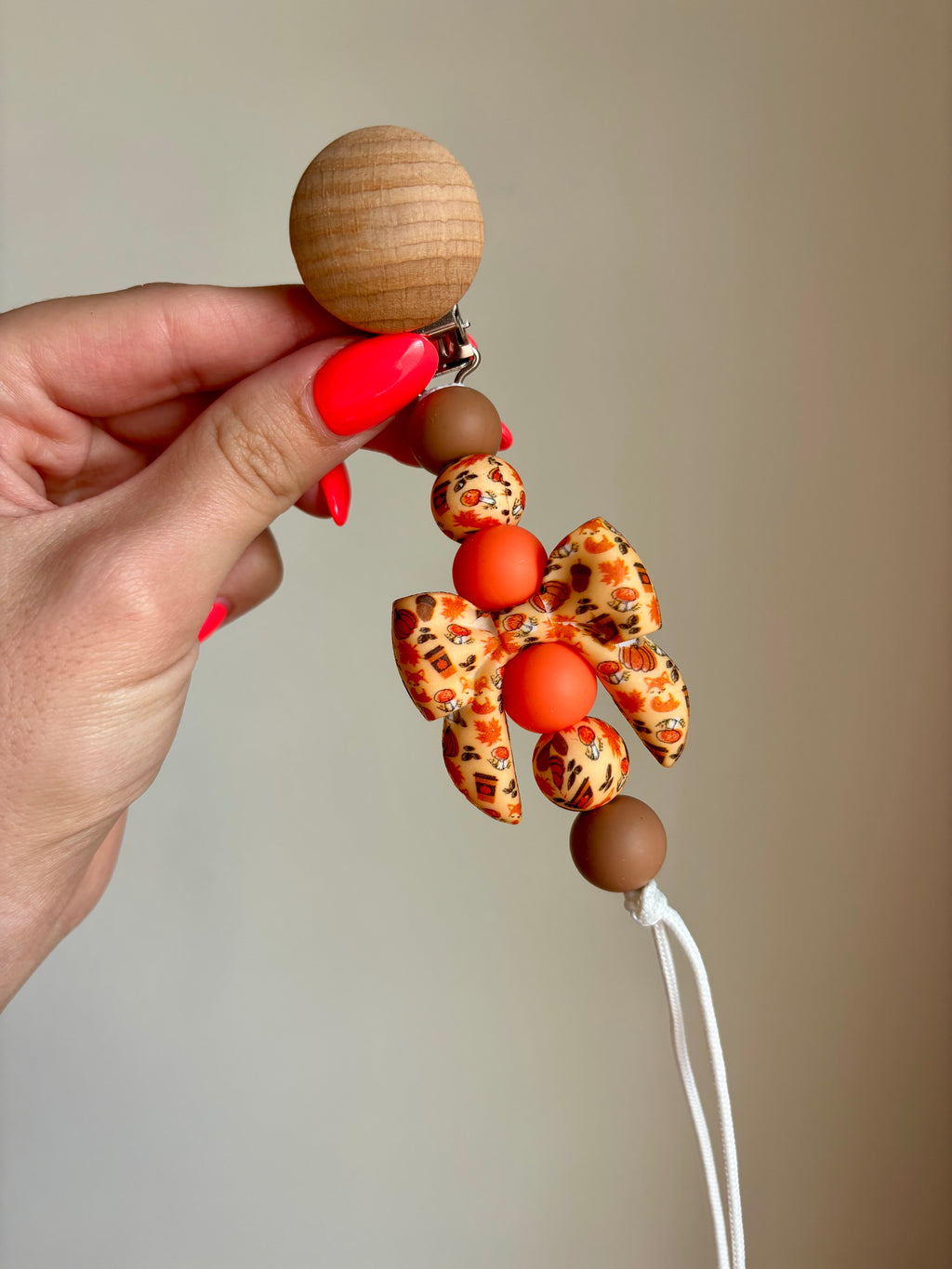 PSL Bow Paci Teething Clip