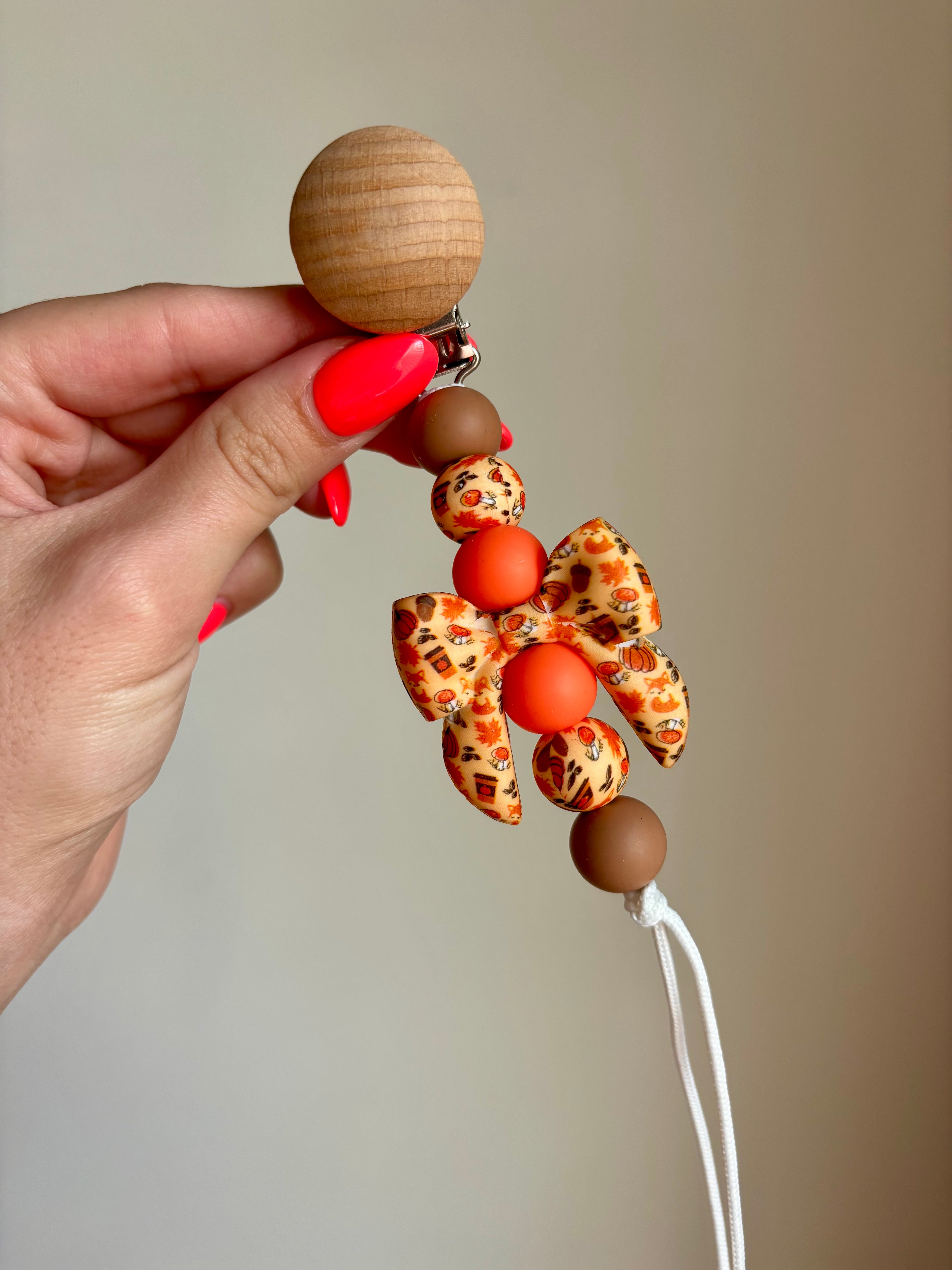 PSL Bow Paci Teething Clip