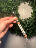 Custom Name Cowboy Hat Paci Teething Clip