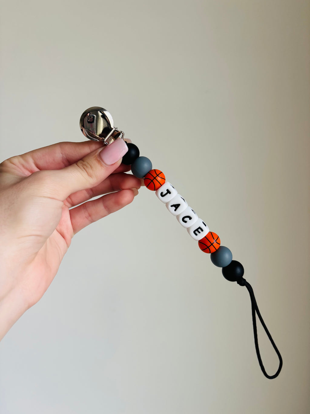 Custom Sports Paci Teething Clip