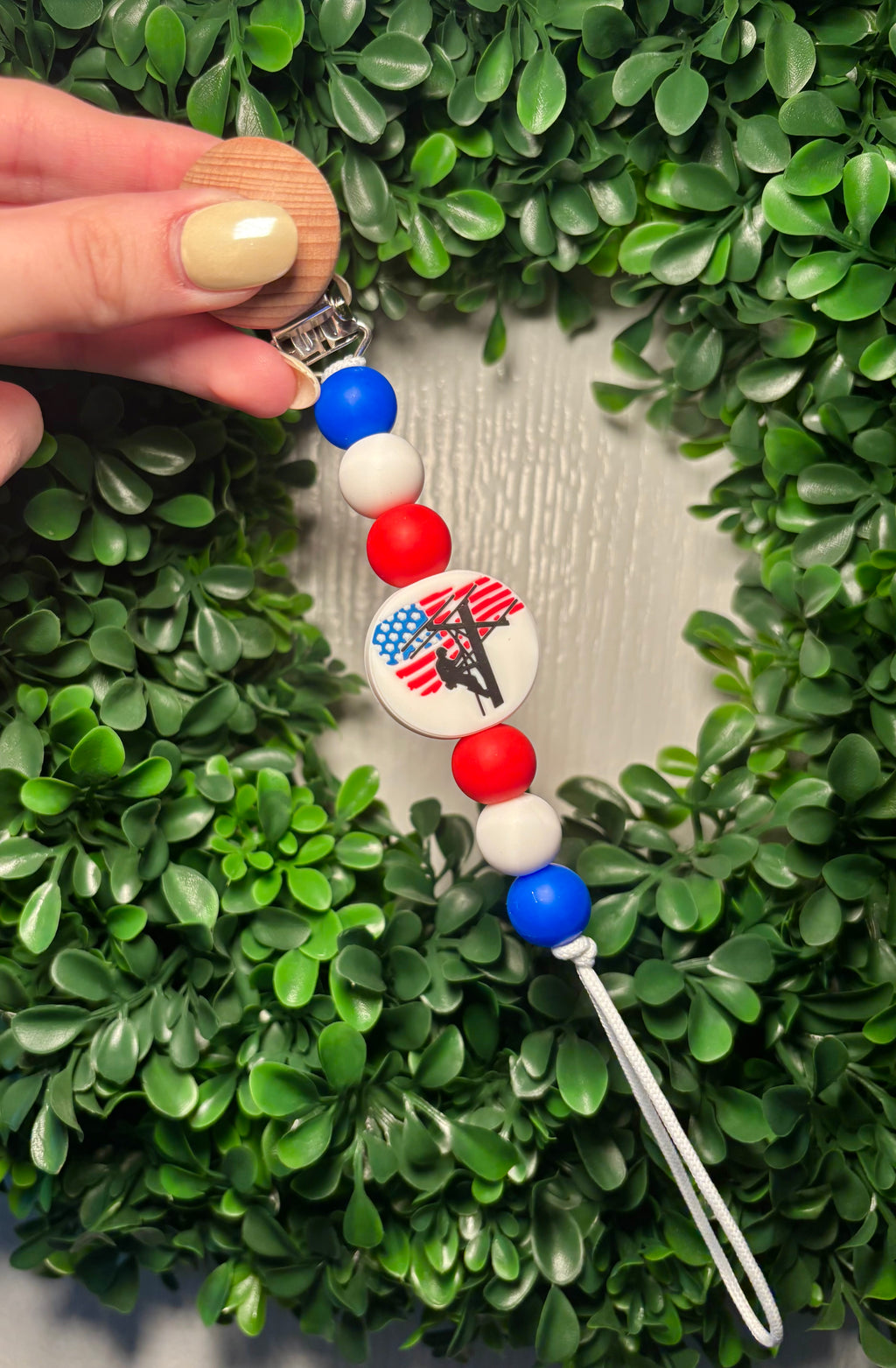 Lineman Paci Teething Clip