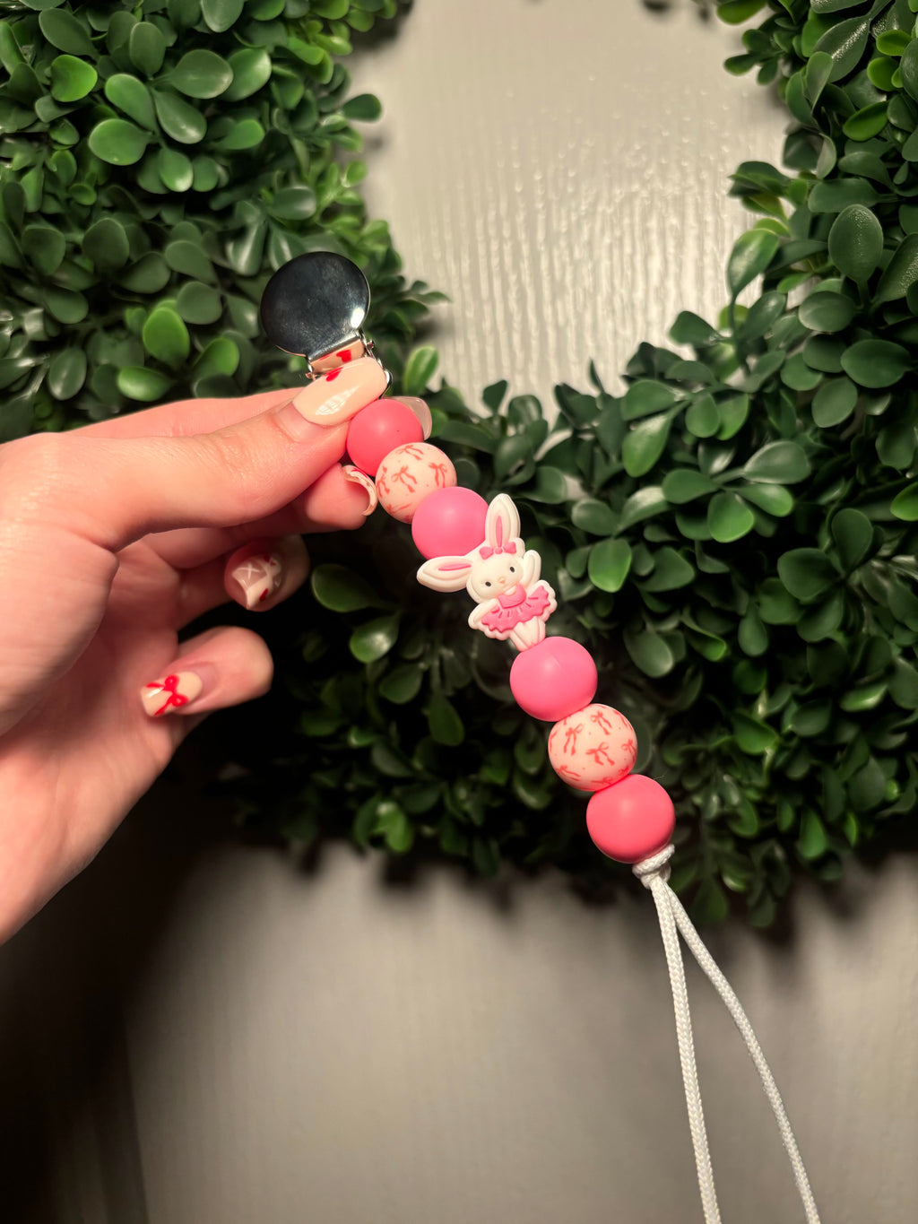 Ballerina Bunny Paci Teething Clip