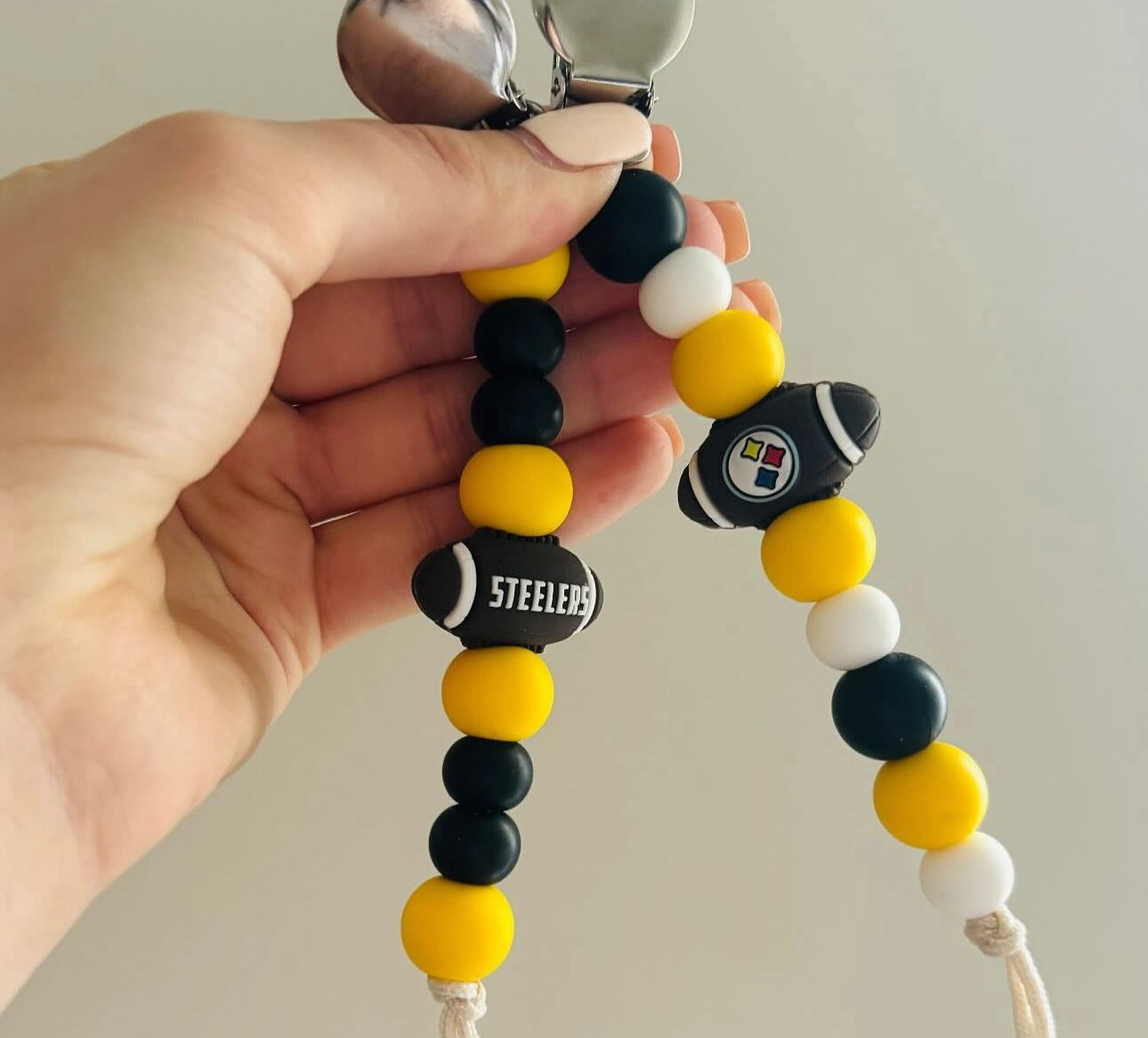 Pittsburgh Sports Paci Teething Clip