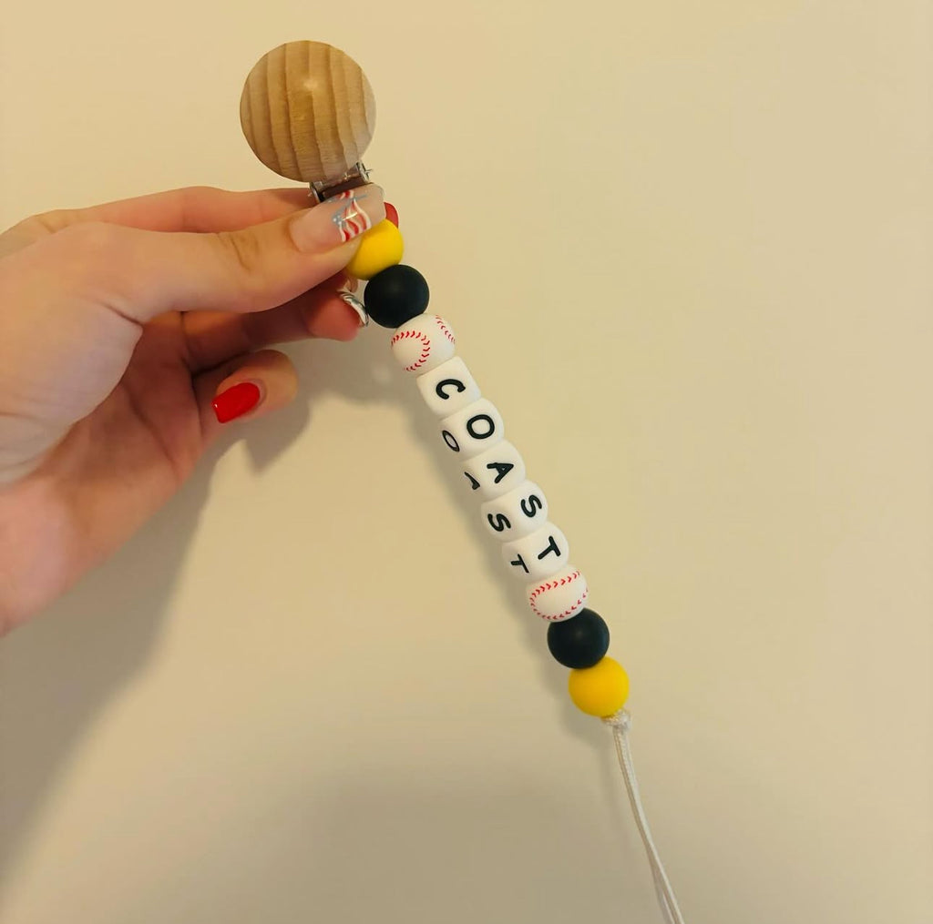 Custom Sports Paci Teething Clip