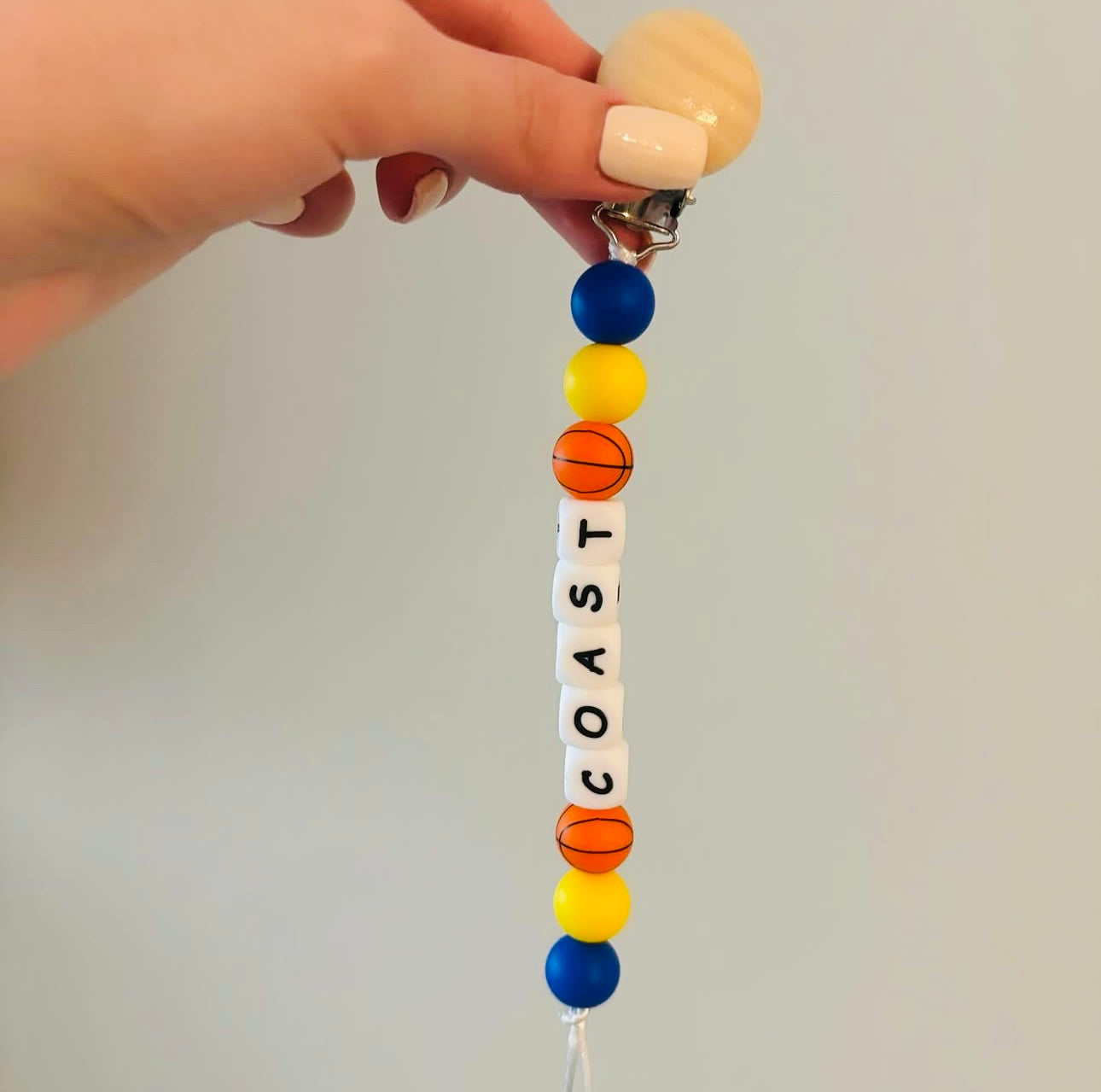 Custom Sports Paci Teething Clip